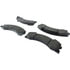 104.15650 by CENTRIC - Posi Quiet Semi-Metallic Brake Pads with Hardware