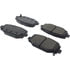 Centric 104.15960 Disc Brake Pad Set Posi Quiet Semi-Metallic Brake Pads with Hardware