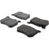 Centric 104.16700 Disc Brake Pad Set Posi Quiet Semi-Metallic Brake Pads with Hardware