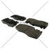 104.17380 by CENTRIC - Posi Quiet Semi-Metallic Brake Pads with Hardware