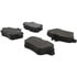 104.16460 by CENTRIC - Posi-Quiet Semi-Metallic Brake Pads with Hardware