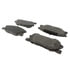 104.17670 by CENTRIC - Posi Quiet Semi-Metallic Brake Pads with Hardware