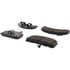 Centric 105.02151 Disc Brake Pad Set Posi Quiet Ceramic Brake Pads with Shims and Hardware
