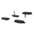 Centric 105.03741 Disc Brake Pad Set Posi Quiet Ceramic Brake Pads with Shims and Hardware