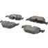 105.03960 by CENTRIC - Posi Quiet Ceramic Brake Pads with Shims and Hardware