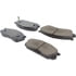 Centric 105.05520 Disc Brake Pad Set Posi Quiet Ceramic Brake Pads with Shims and Hardware
