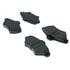 Centric 105.06000 Disc Brake Pad Set Posi Quiet Ceramic Brake Pads with Shims and Hardware