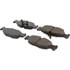 105.06880 by CENTRIC - Posi Quiet Ceramic Brake Pads with Shims and Hardware