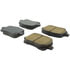 Centric 105.07070 Disc Brake Pad Set Posi Quiet Ceramic Brake Pads with Shims and Hardware