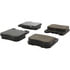 Centric 105.07091 Disc Brake Pad Set Posi Quiet Ceramic Brake Pads with Shims