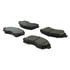 Centric 105.07220 Disc Brake Pad Set Posi Quiet Ceramic Brake Pads with Shims and Hardware