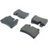 Centric 104.1277 Disc Brake Pad Set Posi Quiet Semi-Metallic Brake Pads with Hardware