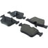 Centric 104.12900 Disc Brake Pad Set Posi Quiet Semi-Metallic Brake Pads with Hardware