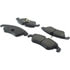104.13221 by CENTRIC - Posi Quiet Semi-Metallic Brake Pads with Hardware