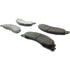104.13280 by CENTRIC - Posi Quiet Semi-Metallic Brake Pads with Hardware