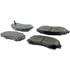 105.15840 by CENTRIC - Posi Quiet Ceramic Brake Pads with Shims and Hardware