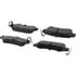 Centric 105.16240 Disc Brake Pad Set Posi Quiet Ceramic Brake Pads with Shims and Hardware