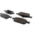 105.16450 by CENTRIC - Posi Quiet Ceramic Brake Pads with Shims and Hardware