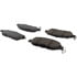 Centric 105.16490 Disc Brake Pad Set Posi Quiet Ceramic Brake Pads with Shims and Hardware