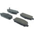 Centric 105.18410 Disc Brake Pad Set Posi Quiet Ceramic Brake Pads with Shims and Hardware
