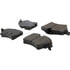 105.18010 by CENTRIC - Posi Quiet Ceramic Brake Pads with Shims