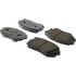 Centric 105.18550 Disc Brake Pad Set Posi Quiet Ceramic Brake Pads with Shims