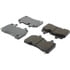 105.60800 by CENTRIC - Posi Quiet Ceramic Brake Pads with Shims and Hardware