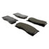 102.00110 by CENTRIC - C-Tek Semi-Metallic Brake Pads with Shims
