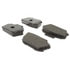 102.00370 by CENTRIC - C-Tek Semi-Metallic Brake Pads with Shims
