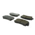 102.00760 by CENTRIC - C-Tek Semi-Metallic Brake Pads with Shims
