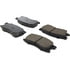 102.01760 by CENTRIC - C-Tek Semi-Metallic Brake Pads with Shims