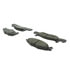 102.02590 by CENTRIC - C-Tek Semi-Metallic Brake Pads with Shims