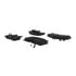 102.03680 by CENTRIC - C-Tek Semi-Metallic Brake Pads with Shims