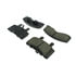 102.03700 by CENTRIC - C-Tek Semi-Metallic Brake Pads with Shims