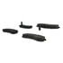 102.03990 by CENTRIC - C-Tek Semi-Metallic Brake Pads with Shims
