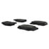 Centric 102.04360 Disc Brake Pad Set C-Tek Semi-Metallic Brake Pads with Shims