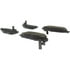 Centric 102.05720 Disc Brake Pad Set C-Tek Semi-Metallic Brake Pads with Shims