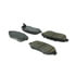 102.06190 by CENTRIC - C-Tek Semi-Metallic Brake Pads with Shims
