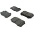 Centric 105.08470 Disc Brake Pad Set Posi Quiet Ceramic Brake Pads with Shims and Hardware