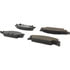 Centric 105.09220 Disc Brake Pad Set Posi Quiet Ceramic Brake Pads with Shims and Hardware