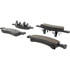 Centric 105.09340 Disc Brake Pad Set Posi Quiet Ceramic Brake Pads with Shims and Hardware