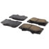 Centric 105.09761 Disc Brake Pad Set Posi Quiet Ceramic Brake Pads with Shims and Hardware