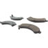 Centric 105.09890 Disc Brake Pad Set Posi Quiet Ceramic Brake Pads with Shims and Hardware