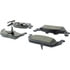 Centric 105.10120 Disc Brake Pad Set Posi Quiet Ceramic Brake Pads with Shims and Hardware