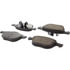 105.10440 by CENTRIC - Posi Quiet Ceramic Brake Pads with Shims and Hardware