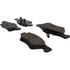 Centric 105.10473 Disc Brake Pad Set Posi Quiet Ceramic Brake Pads with Shims and Hardware