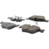 105.10610 by CENTRIC - Posi Quiet Ceramic Brake Pads with Shims and Hardware