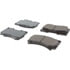 Centric 105.11190 Disc Brake Pad Set Posi Quiet Ceramic Brake Pads with Shims and Hardware