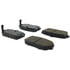 105.11800 by CENTRIC - Posi Quiet Ceramic Brake Pads with Shims and Hardware