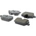 105.12260 by CENTRIC - Posi Quiet Ceramic Brake Pads with Shims and Hardware